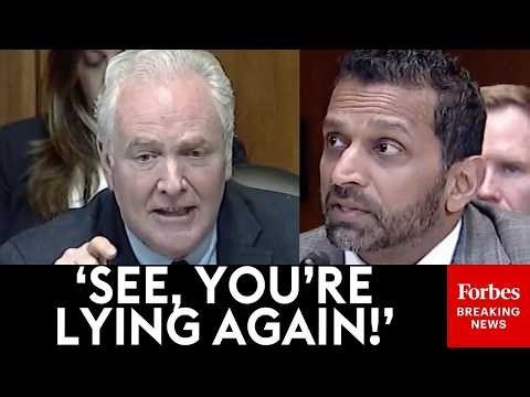 MUST WATCH: Sparks Fly When Chris Van Hollen Confronts Kash Patel About 'Provably False Statements'