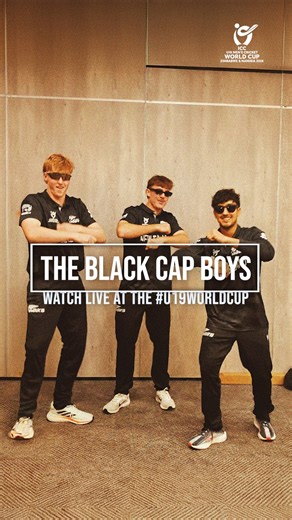 Flynn Morey and the Black Caps are certainly making a statement at the #U19WorldCup! 🔥 Watch Flynn's highlights 👉 https://www.icc-cricket.com/tournaments/u19-cricket-worldcup-2026/videos/u19cwc26-usa-nz-morey-wickets-4-playerhls | ICC - International Cricket Council