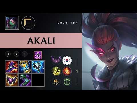 Akali Top vs Sion - KR Master Patch 26.09