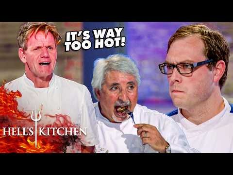 Chef Ramsay Can't Handle the Spice as He Rates the Italian Challenge | Hell's Kitchen