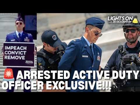 EXCLUSIVE: Detained ACTIVE DUTY Major FIRST EVER to Demand Trump''s REMOVAL from Office | Lights On