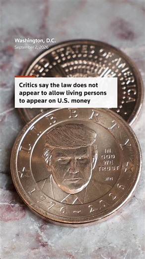 US Mint produces $1 coin with Trump's face