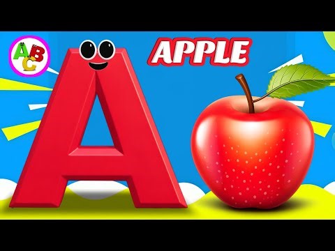 Learn A to Z ABC | Phonics Alphabet Song | A for Apple 🍎 B for Ball ⚽ | Kids ABC Song