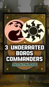 Boros Commanders with Fewer Than 1000 Decks!