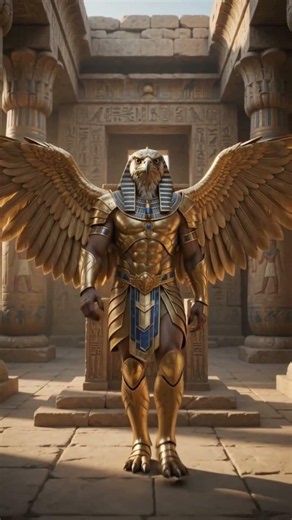 “Horus Awakens: The God of the Sky” 🦅⚡ #ancientegypt #aivideo #pharaohs #ancientegyptian #aivideo