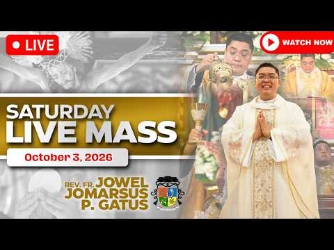 HEALING FILIPINO LIVE MASS TODAY ONLINE *OCTOBER 3, 2026* FR. JOWEL JOMARSUS GATUS