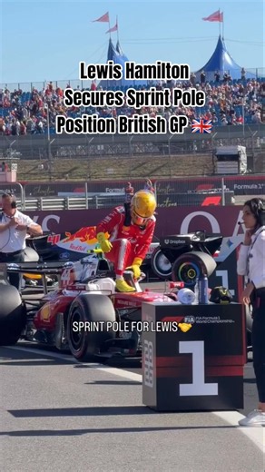 Lewis Hamilton Secures Sprint Pole Position British GP 🇬🇧 @lewishamilton
