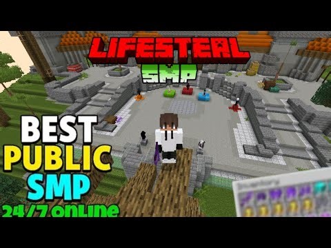 🪵 New Best Cracked Lifesteal Public Smp 🥳 | Minecraft Java + Pe | 24/7 Online | Free To Join 🤯