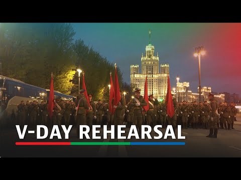 Russia holds first rehearsal for drastically scaled down V-day parade | ABS-CBN News