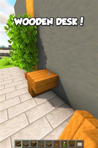 Minecraft Wooden Desk! 🤓