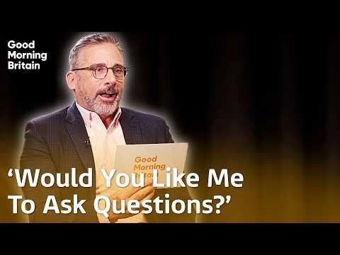 Steve Carell takes the interviewing reigns from our Entertainment Editor | Good Morning Britain