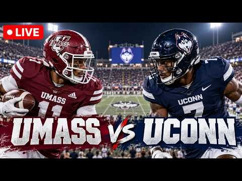 Massachusetts Minutemen vs UConn Huskies LIVE | NCAA Football 2026