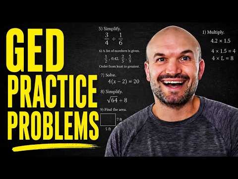 12 GED Math Problems (No Calculator) - Master These Now!
