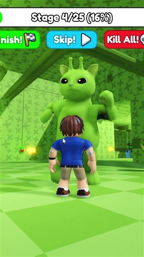 ALIEN CAT JUMPSCARE #roblox #jumpscare #scaryobby