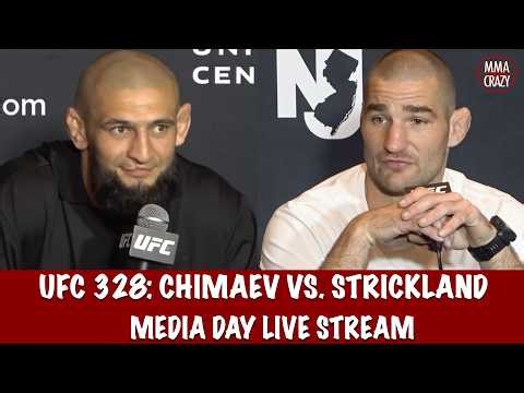 UFC 328: Chimaev vs. Strickland Media Day Live Stream