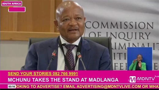 Commissioner Madlanga challenged Police Minister Senzo Mchunu over his sudden disbandment of the PKTT, a team consistently praised in inter-ministerial meetings. After Mchunu answered, Madlanga dismissed his explanation, saying it “doesn’t make sense.” | MDN News