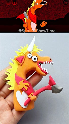 Making Sprunki OC Buddy The Unicorn (phase 4) from Clay