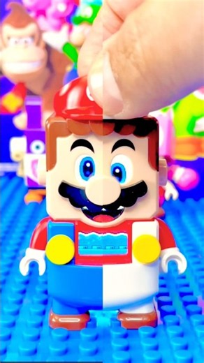 LEGO Super Mario: Regular vs. Fire Mode #nintendo #lego #mario