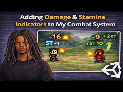 Adding Damage & Stamina Indicators to My 2D Unity Game!