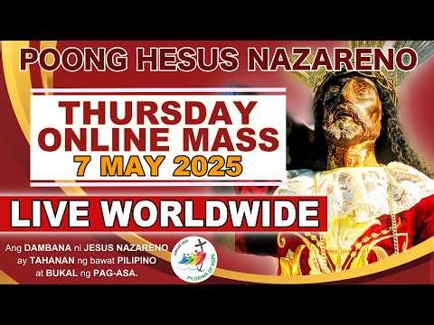 Quiapo Church Online Live Mass Today • 7 MAY 2026 • Thursday (Healing Mass)