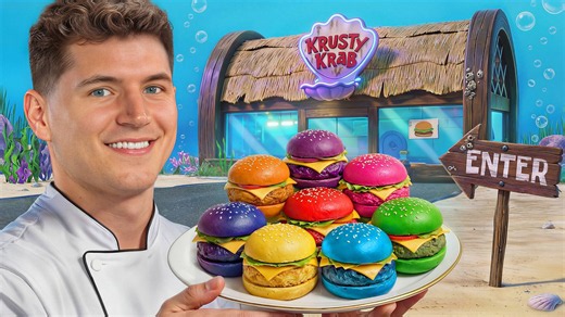 He recreated every food from SpongeBob and finally brought Bikini Bottom to the kitchen
