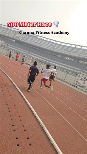 Khanna Fitness Academy on Instagram: "400 Meter Race #athletics #running #khanna #abrolcoach #400meter"