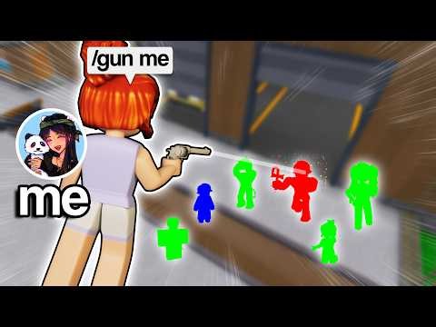PLAYING MM2 AS A NOOB WITH REAL HACKS... (Murder Mystery 2)