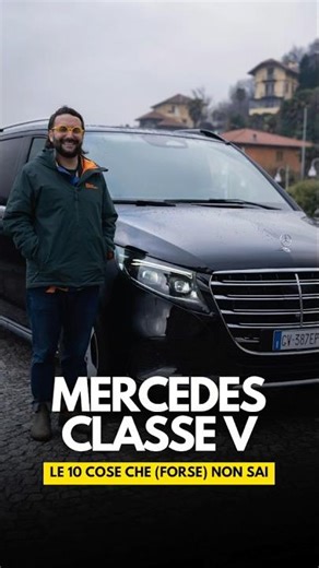 Le 10 cose che (forse) non sai sul Mercedes Classe V