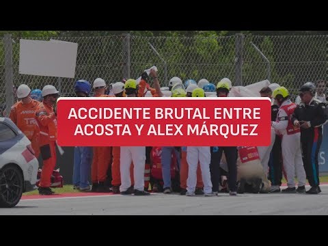 ACCIDENTE ESPELUZNANTE de MÁRQUEZ Y ACOSTA en el GP DE CATALUNYA MONTMELÓ | MOTO GP