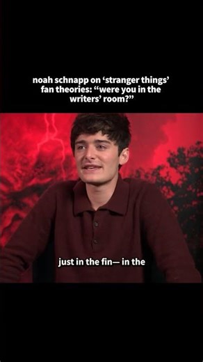 Noah Schnapp on Stranger Things Fan Theories