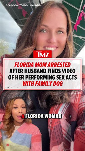A Florida woman is behind bars after her husband allegedly discovered disturbing videos of her performing sex acts with the family dog. 😳