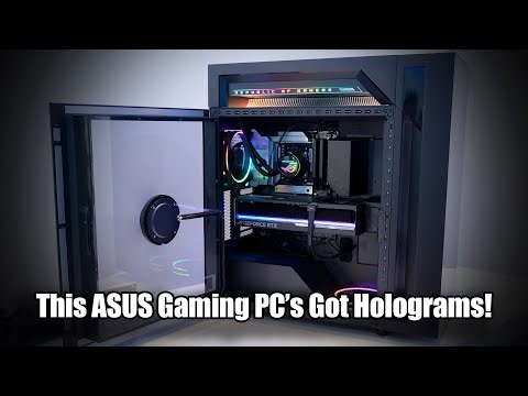 Customizable Holograms! This Wild ASUS Gaming PC Has A Neat Trick!
