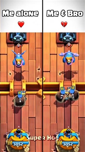 Me alone vs Me & Bro 💔