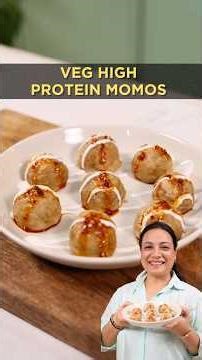 High Protein Healthy Momos | No Maida Momos Recipe | High Protein Veg Momos