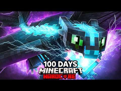 I Spent 100 Days in ALPHA-ONLY How to Train your Dragon in Hardcore Minecraft!
