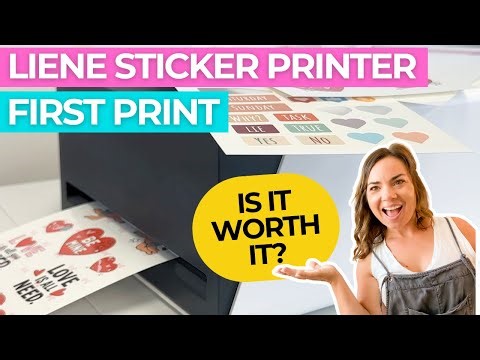 First Print & First Impressions of Liene PixCut S1: The Sticker Machine with 2,700+ Amazon Reviews