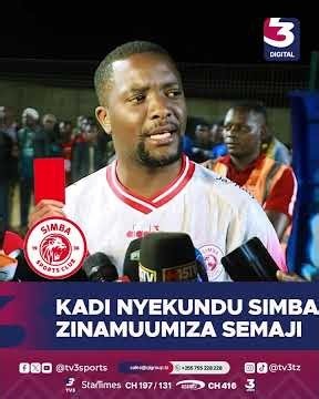 RED CARDS HURTING SIMBA, SAYS SPOKESPERSON