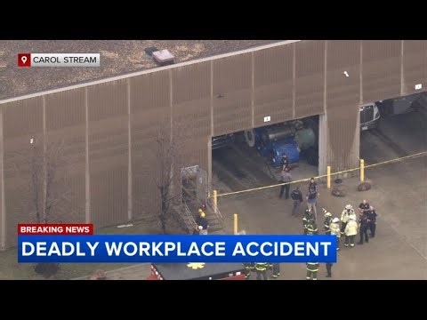 Aluminum spool falls from crane onto worker, killing him at Carol Stream warehouse