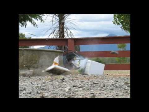 microwave blown up