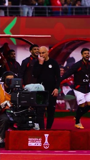 Salah scored, Hossam’s heart follwed. Egypt in the Round of 16! ❤️#TotalEnergiesAFCON2025