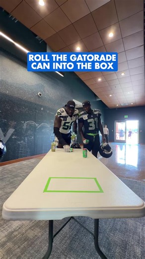 Precision football catching challenge: Seahawks drill idea