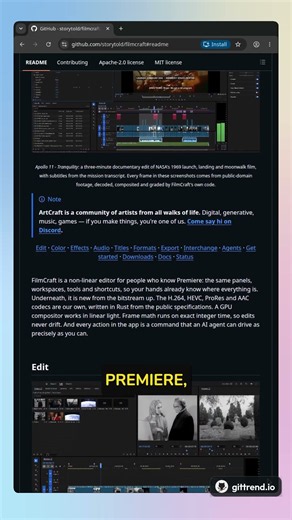 FilmCraft: a free, open-source Premiere Pro for every OS