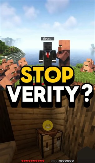 Can Grox BEAT Verity? #minecraft #verity #minecrafthorror #animation #veritymod #grox #groxmc