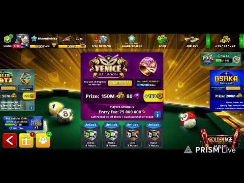8 Ball Pool LIVE Pro VENICE 🤗 Gameplay 🎱 Crazy Trick Shots Trying 👉 Easy win Ultimate Venice 🏆