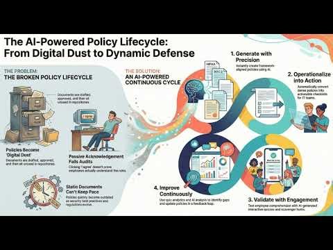 The AI-Powered Ecosystem for Continuous Cybersecurity Policy Management