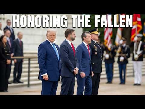 FULL CEREMONY: President Trump & VP Vance Honor Fallen Heroes at Arlington | Memorial Day