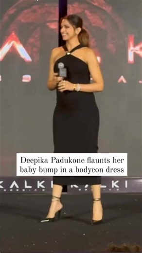 Deepika Padukone Flaunts Baby Bump In Stunning Bodycon Dress ✨🤍
