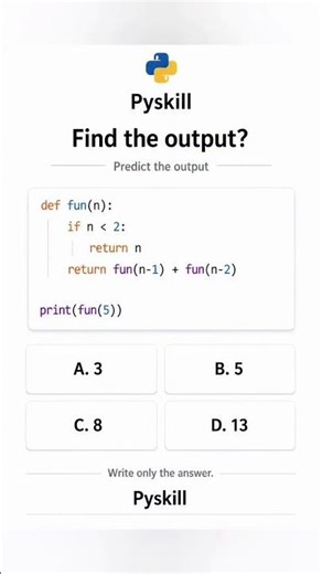 Python Recursion Output Challenge 🐍 | Only Smart Coders Solve This