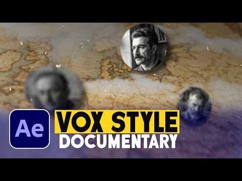 Documentary VOX Animated Videos in After Effects Tutorials