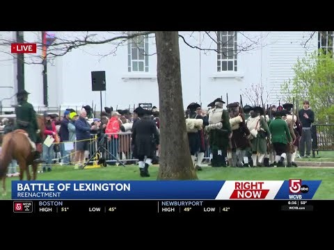 Battle of Lexington reenactment underway